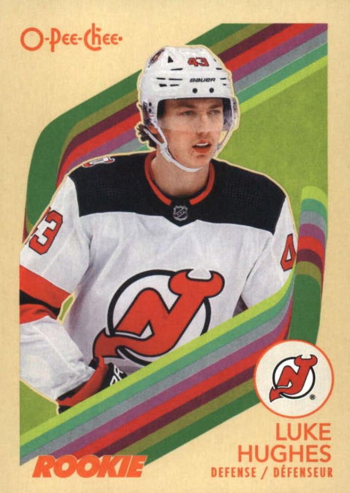 Luke Hughes #572 New Jersey Devils | 2023-24 O-Pee-Chee Retro