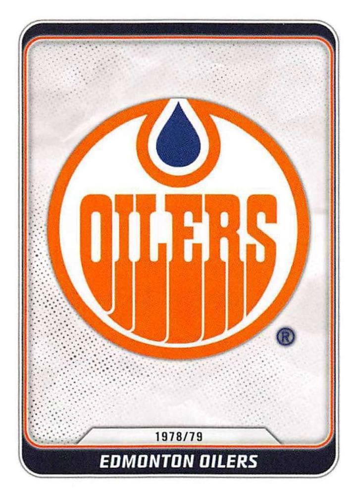 Edmonton Oilers Vintage Logo #573 | 2019-20 Topps NHL Sticker Collection