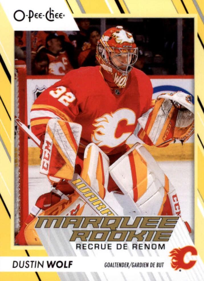 Dustin Wolf #574 Calgary Flames | 2023-24 O-Pee-Chee Yellow Border