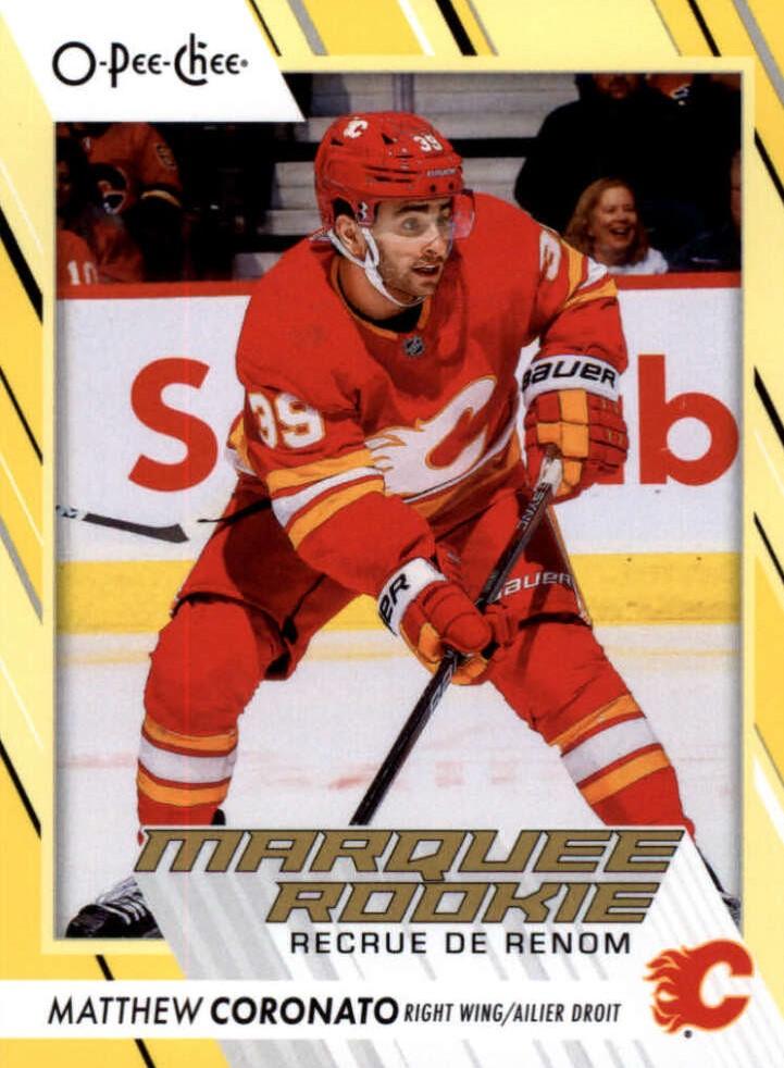 Matthew Coronato #575 Calgary Flames | 2023-24 O-Pee-Chee Yellow Border
