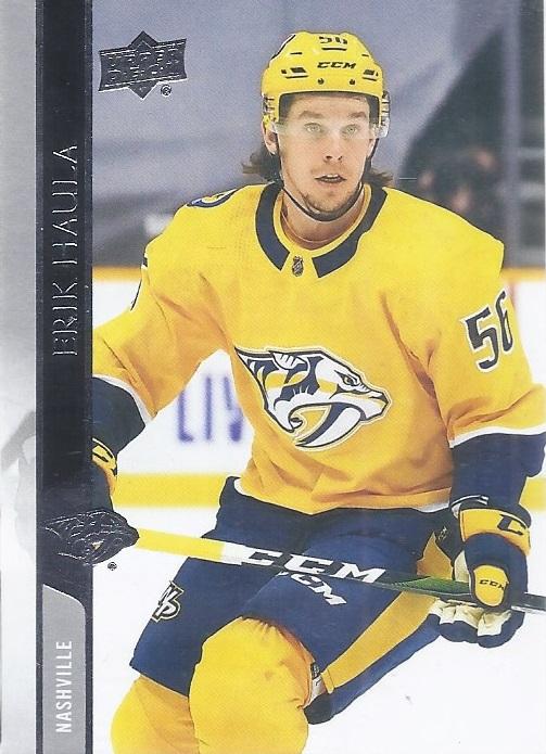 Erik Haula #578 Nashville Predators | 2020-21 Upper Deck