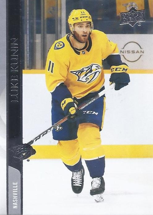 Luke Kunin #579 Nashville Predators | 2020-21 Upper Deck