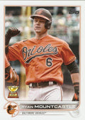 Ryan Mountcastle #579 Baltimore Orioles (Front facing, black gloves) | 2022 Topps