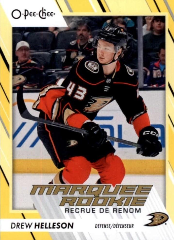 Drew Helleson #579 Anaheim Ducks | 2023-24 O-Pee-Chee Yellow Border