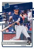 Nick Solak #57 Texas Rangers | 2020 Donruss