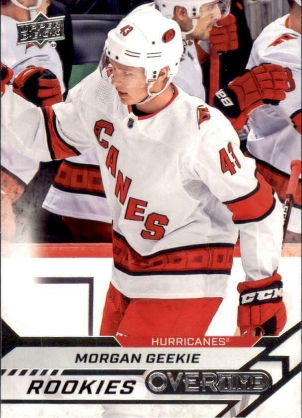 Morgan Geekie #57 Carolina Hurricanes | 2020-21 Upper Deck Overtime