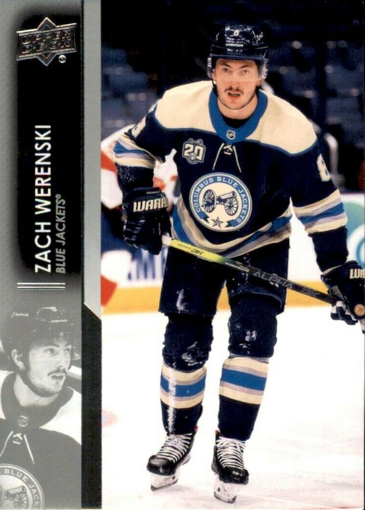 Zach Werenski #57 Columbus Blue Jackets | 2021-22 Upper Deck