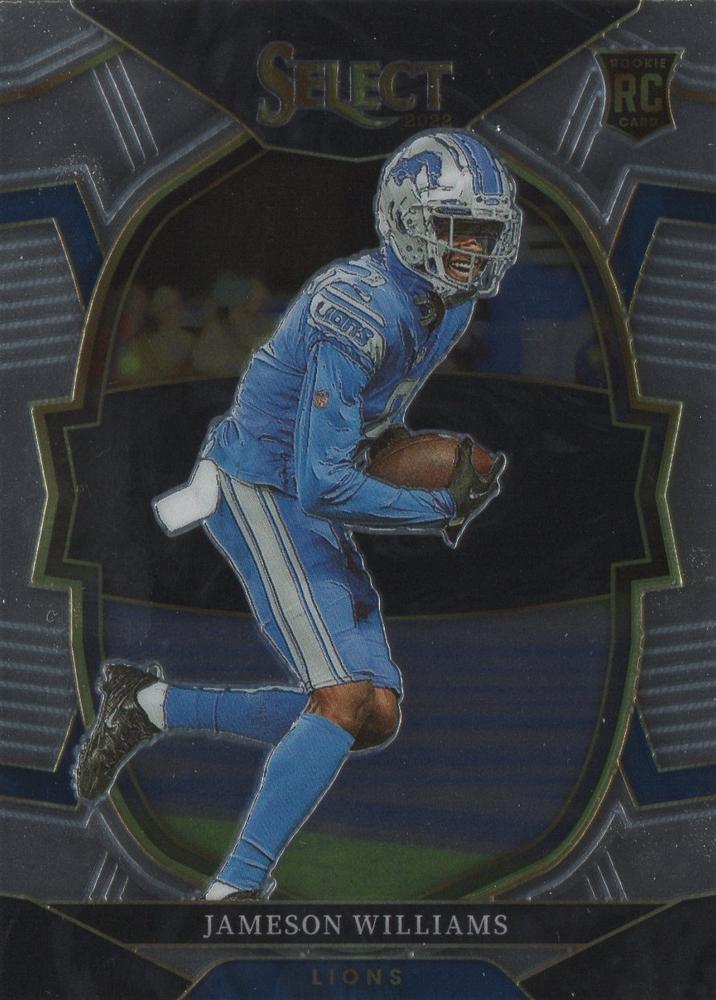 Jameson Williams #57 Detroit Lions | 2022 Panini Select | NFL Football