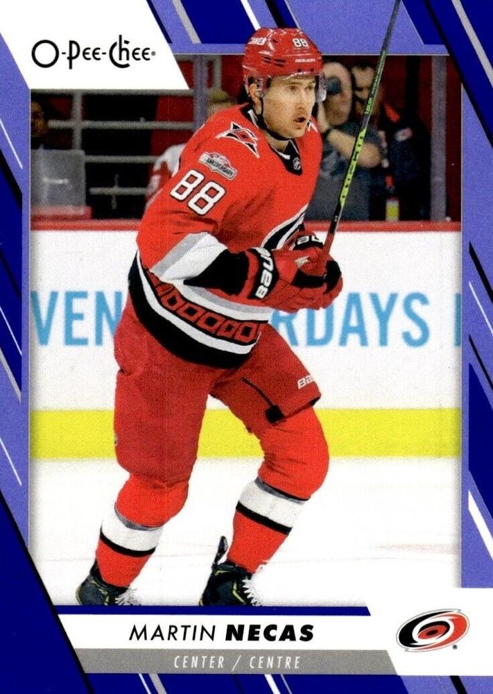 Martin Necas #57 Carolina Hurricanes | 2023-24 O-Pee-Chee Blue Border