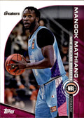 Mangok Mathiang #57 New Zealand Breakers | 2023-24 Topps NBL