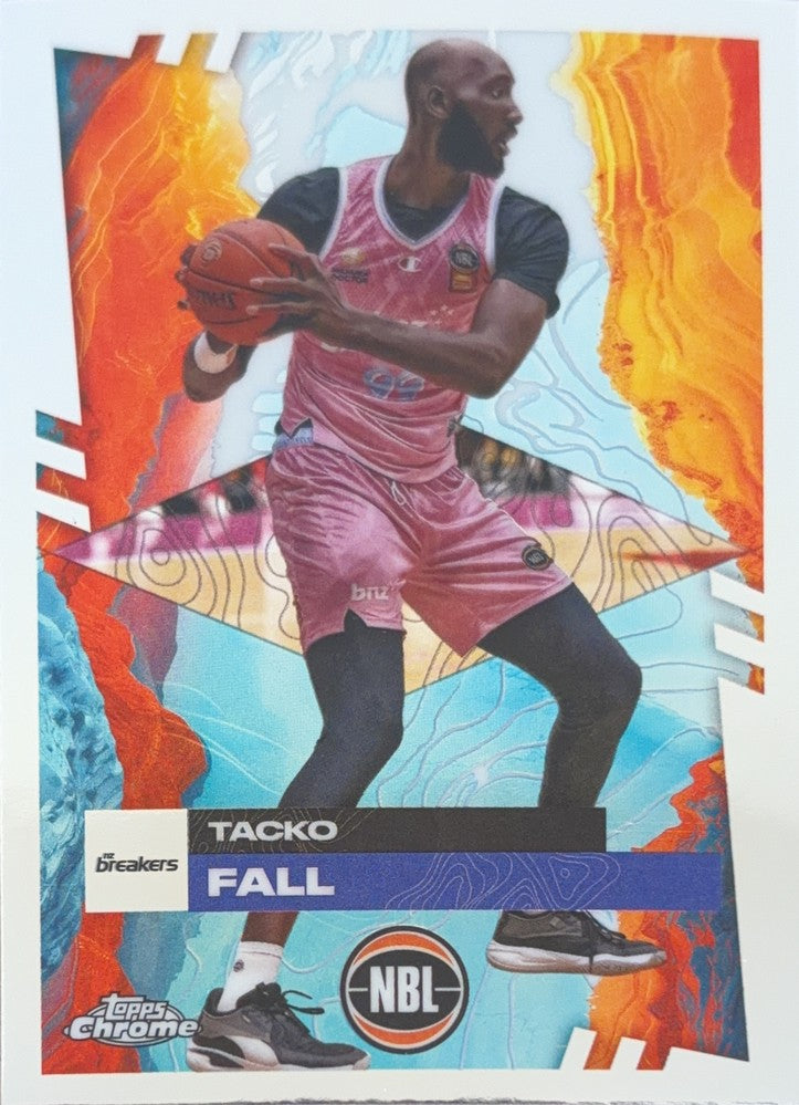 Tacko Fall #57 New Zealand Breakers | 2024-25 Topps Chrome NBL (front)