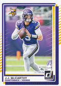 J.J. McCarthy #57 Minnesota Vikings | 2025 Donruss | NFL Football