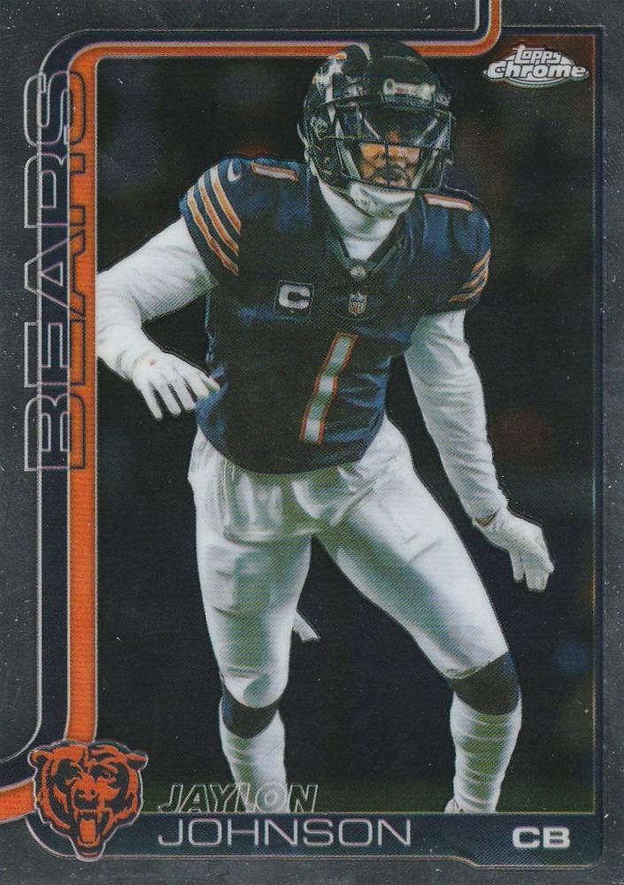 Jaylon Johnson #57 Chicago Bears | 2025 Topps Chrome | NFL Football