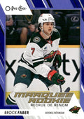 Brock Faber #580 Minnesota Wild | 2023-24 O-Pee-Chee Blue Border