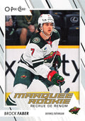 Brock Faber #580 Minnesota Wild | 2023-24 O-Pee-Chee Hockey