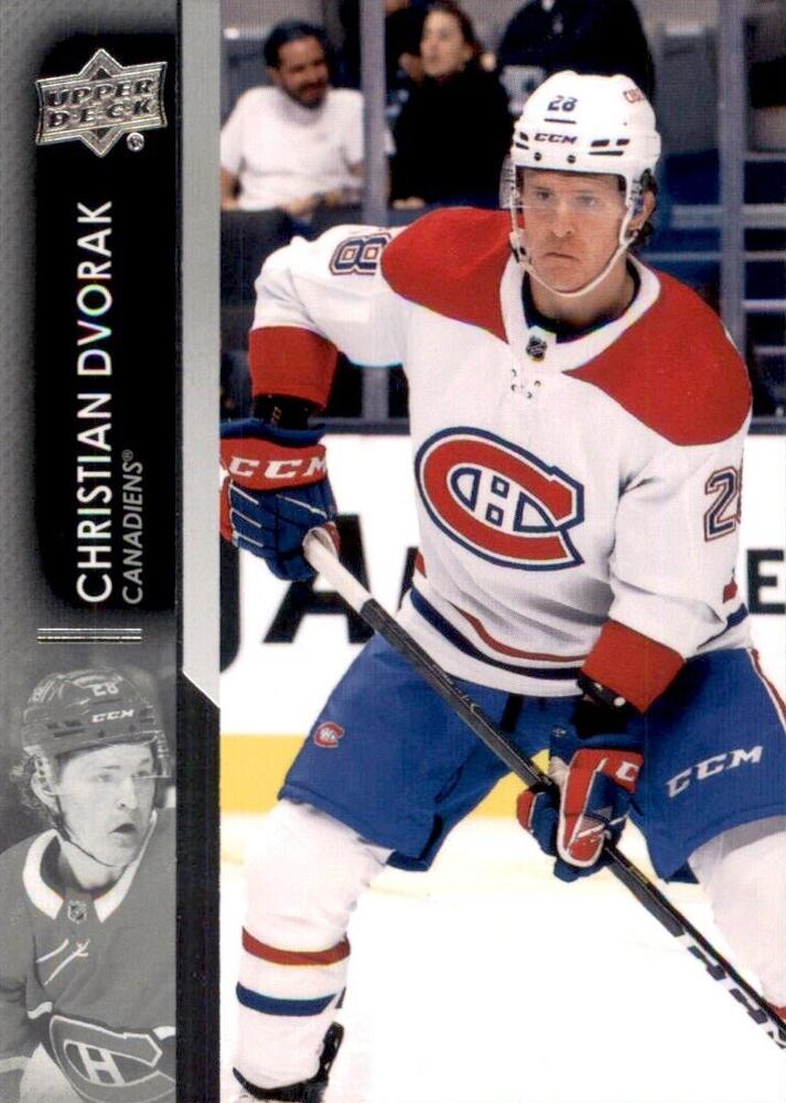 Christian Dvorak #583 Montreal Canadiens | 2021-22 Upper Deck