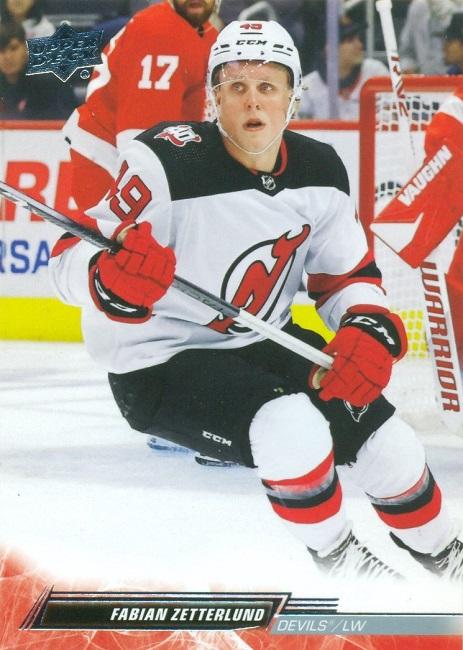 Fabian Zetterlund #586 New Jersey Devils | 2022-23 Upper Deck