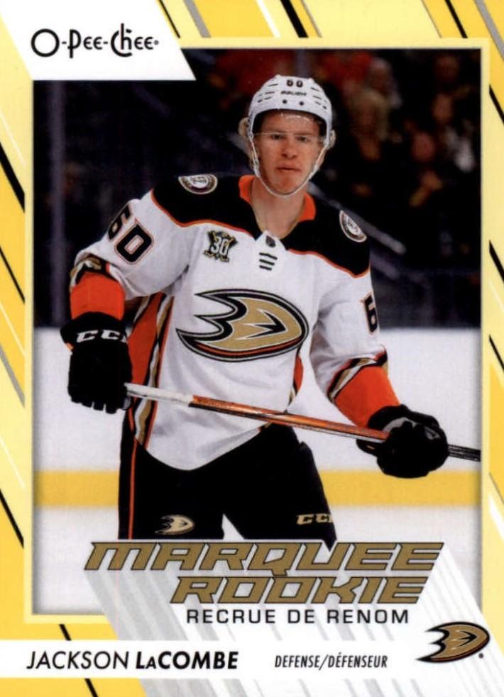 Jackson LaCombe #586 Anaheim Ducks | 2023-24 O-Pee-Chee Yellow Border