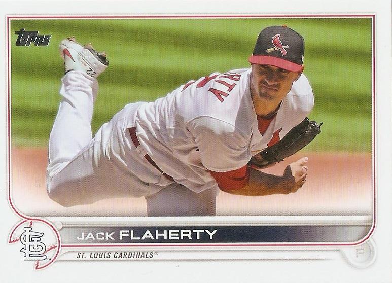 Jack Flaherty #588 St. Louis Cardinals (White jersey) | 2022 Topps