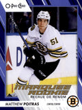 Matthew Poitras #588 Boston Bruins | 2023-24 O-Pee-Chee Blue Border