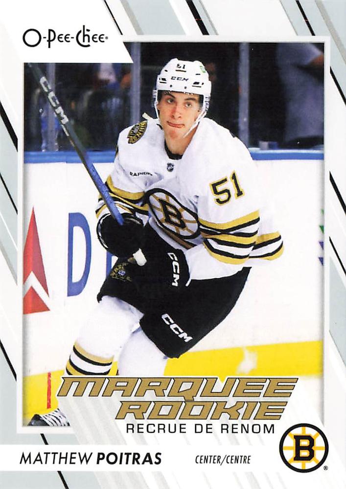 Matthew Poitras #588 Boston Bruins | 2023-24 O-Pee-Chee Hockey
