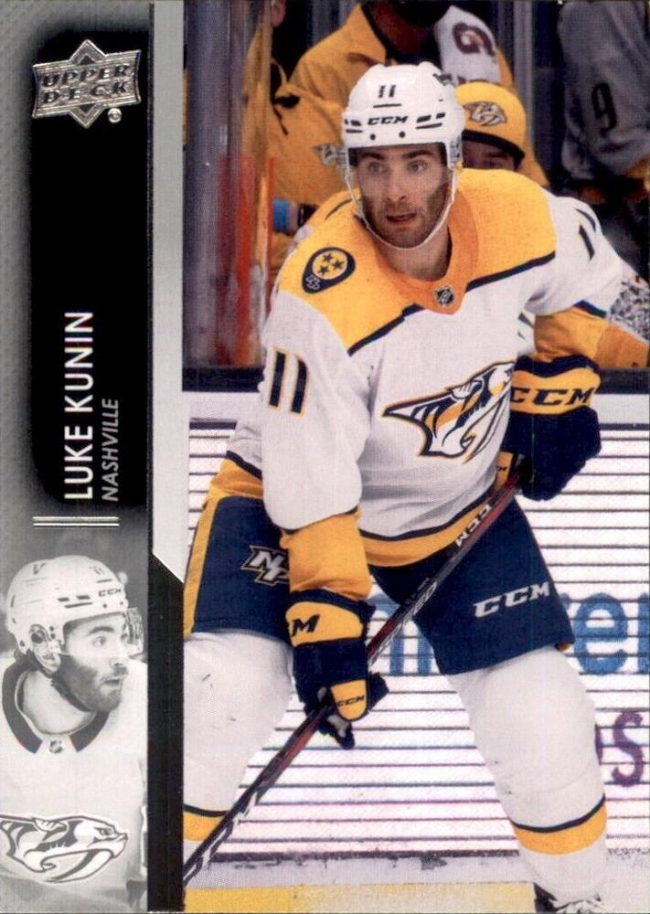 Luke Kunin #589 Nashville Predators | 2021-22 Upper Deck