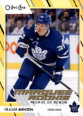Fraser Minten #589 Toronto Maple Leafs | 2023-24 O-Pee-Chee Yellow Border