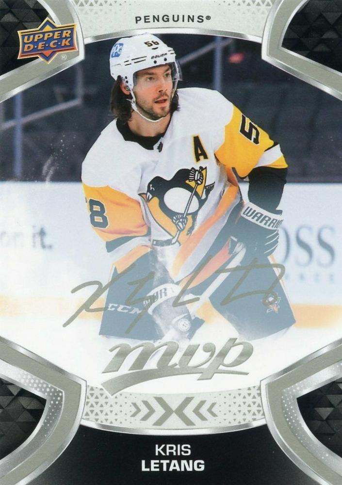 Kris Letang #58 Pittsburgh Penguins | 2021-22 Upper Deck MVP Silver Script