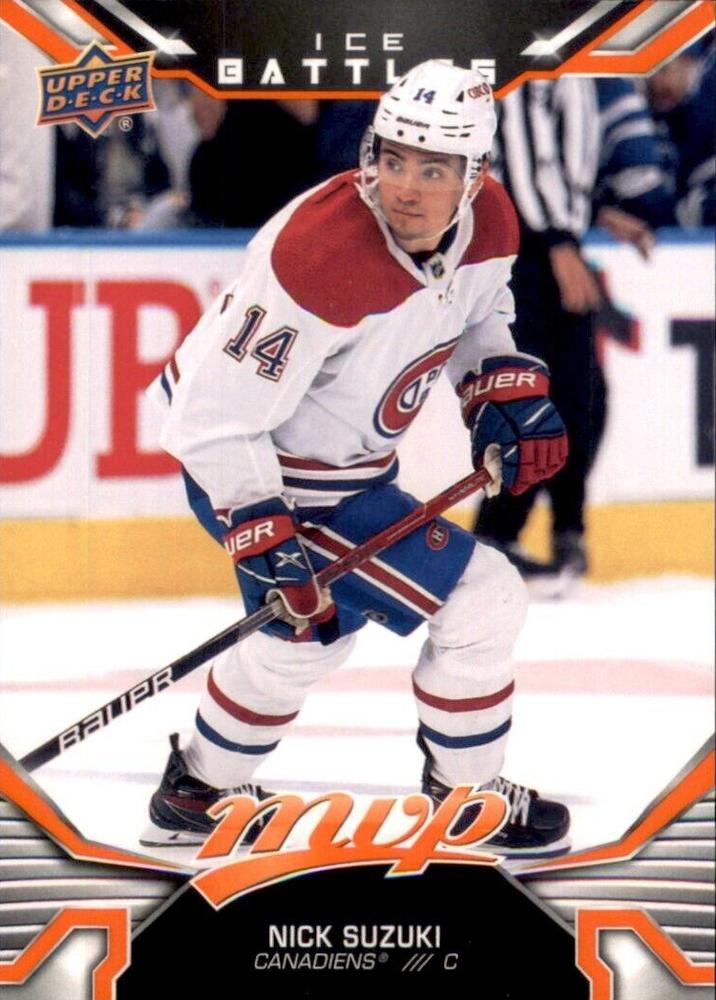 Nick Suzuki #58 Montreal Canadiens | 2022-23 Upper Deck MVP Ice Battles