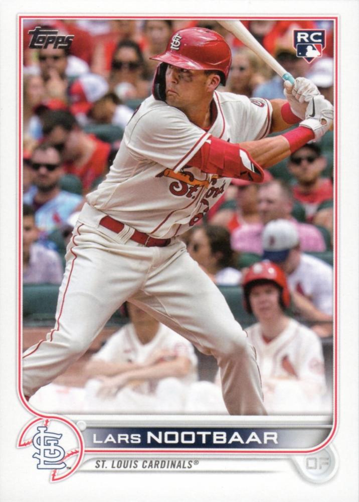 Lars Nootbaar #58 St. Louis Cardinals (Factory set, Large RC logo) | 2022 Topps