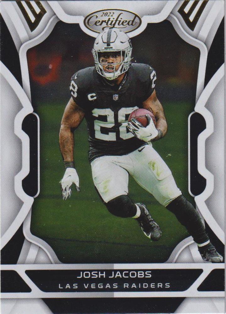 Josh Jacobs #58 Las Vegas Raiders | 2022 Panini Certified | NFL Football