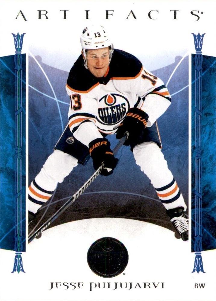 Jesse Puljujarvi #58 Edmonton Oilers | 2022-23 Upper Deck Artifacts