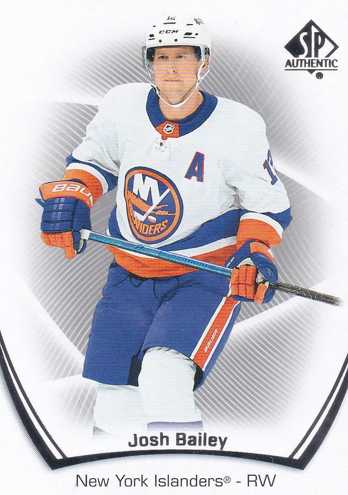 Josh Bailey #58 New York Islanders | 2021-22 SP Authentic