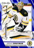 Jeremy Swayman #58 Boston Bruins | 2023-24 O-Pee-Chee Blue Border