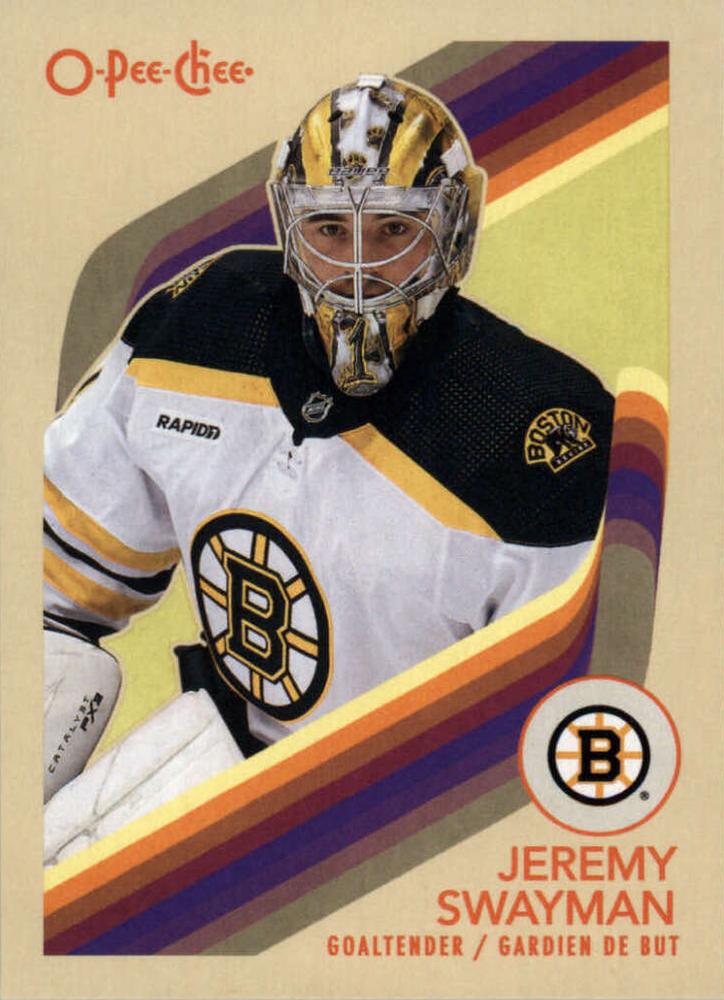 Jeremy Swayman #58 Boston Bruins | 2023-24 O-Pee-Chee Retro