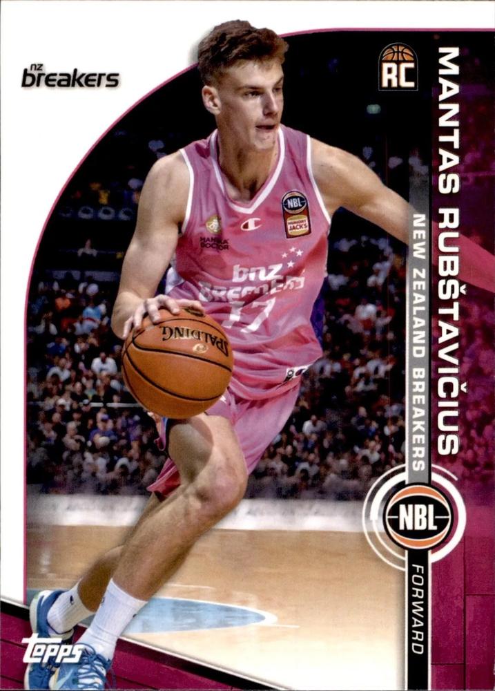 Mantas Rubstavicius #58 New Zealand Breakers | 2023-24 Topps NBL