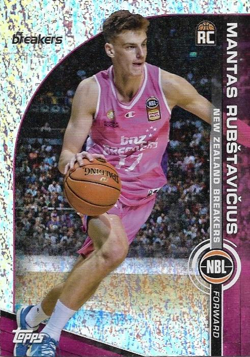 Mantas Rubstavicius #58 New Zealand Breakers | 2023-24 Topps NBL - Opal Parallel