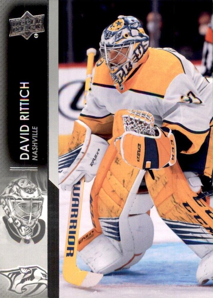 David Rittich #590 Nashville Predators | 2021-22 Upper Deck