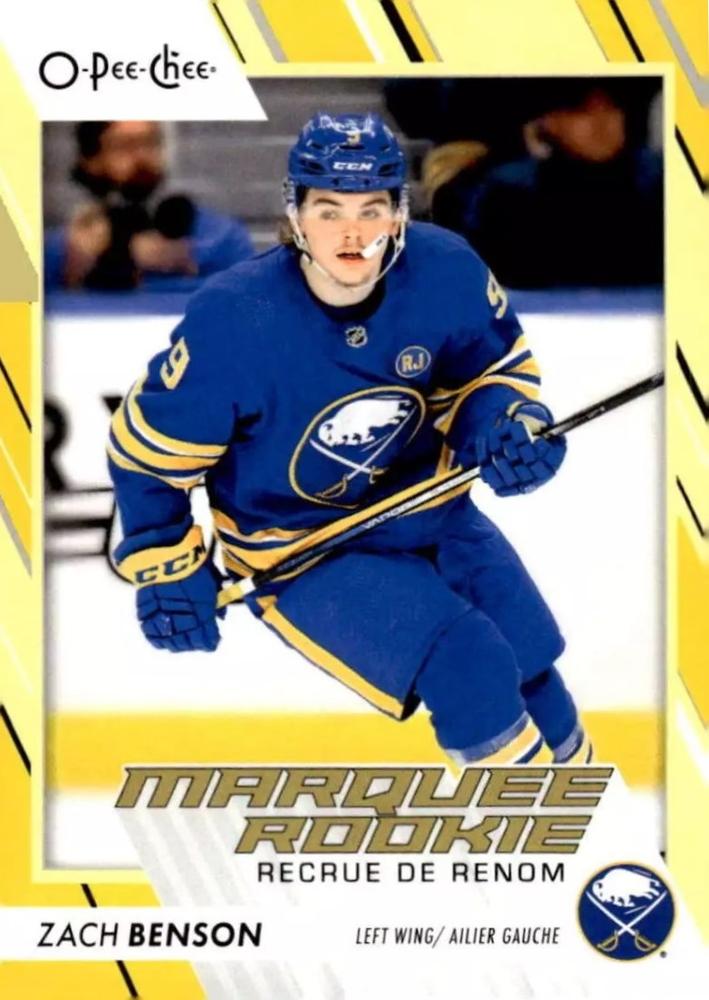 Zach Benson #591 Buffalo Sabres | 2023-24 O-Pee-Chee Yellow Border