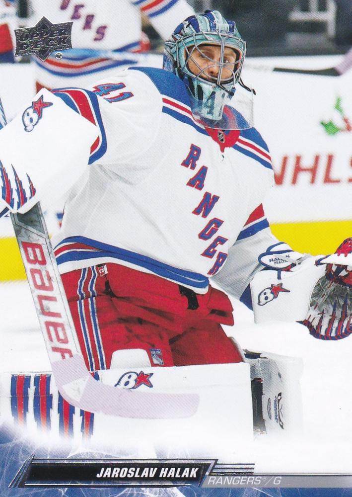 Jaroslav Halak #592 New York Rangers | 2022-23 Upper Deck