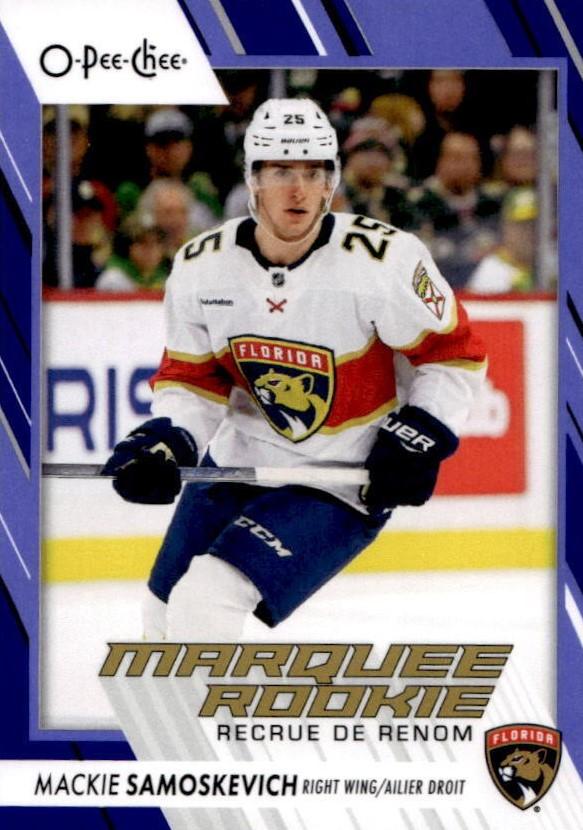 Mackie Samoskevich #592 Florida Panthers | 2023-24 O-Pee-Chee Blue Border