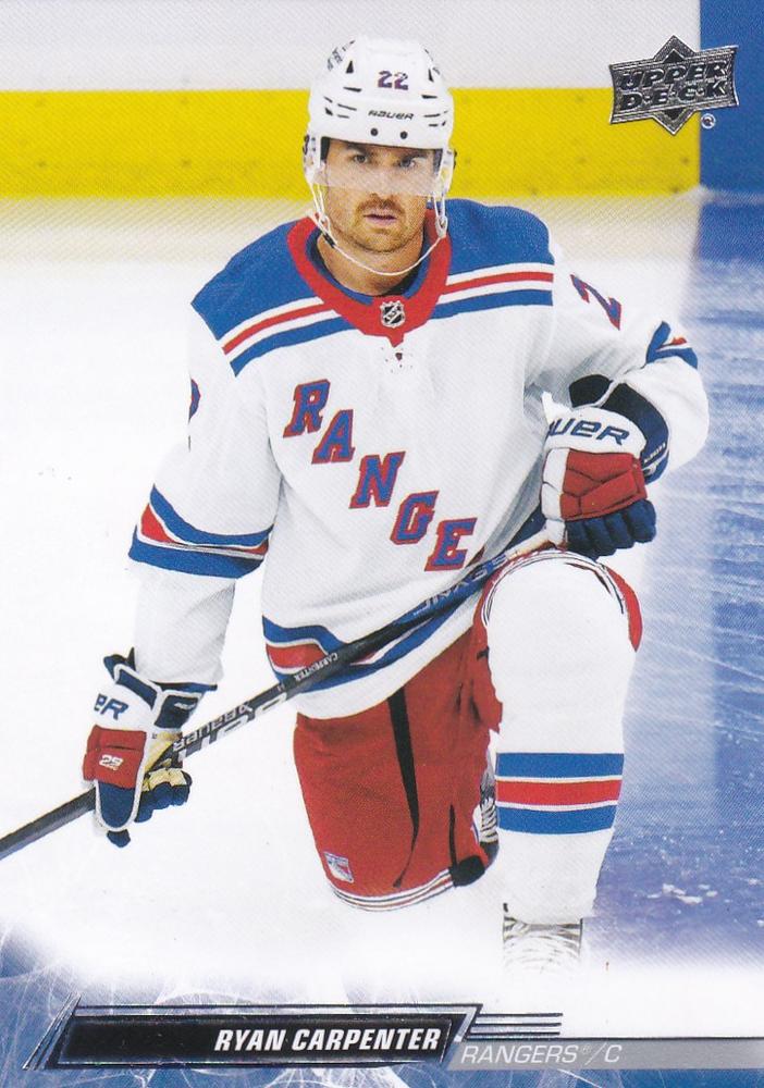 Ryan Carpenter #593 New York Rangers | 2022-23 Upper Deck