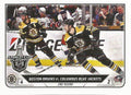 Boston Bruins vs. Columbus Blue Jackets #594 | 2019-20 Topps NHL Sticker Collection