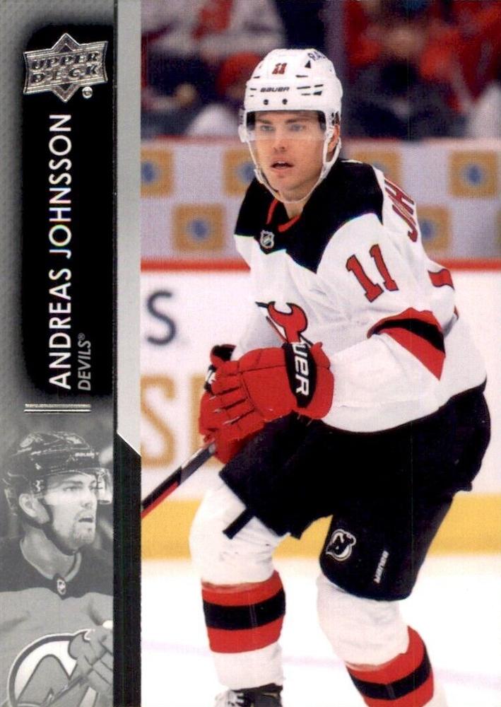 Andreas Johnsson #594 New Jersey Devils | 2021-22 Upper Deck