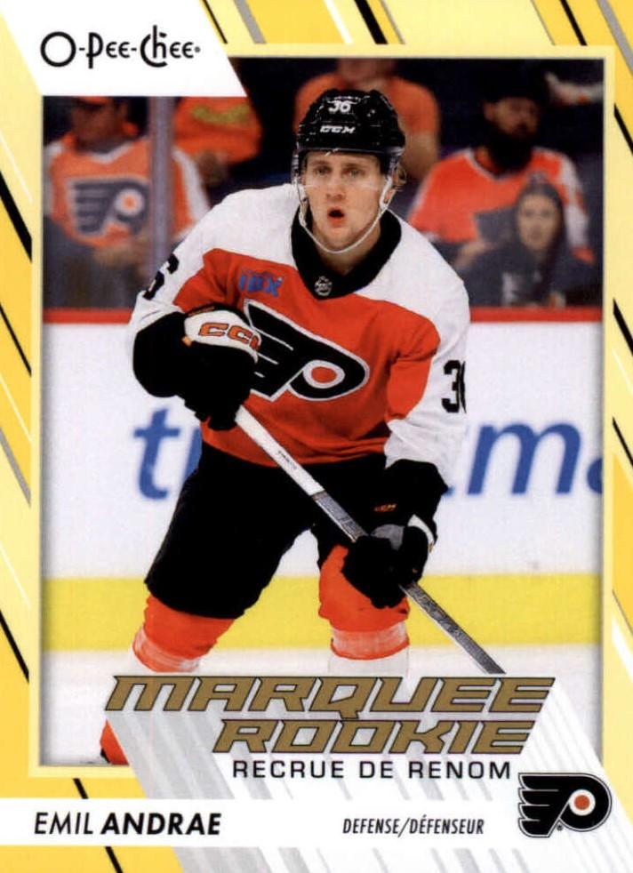 Emil Andrae #594 Philadelphia Flyers | 2023-24 O-Pee-Chee Yellow Border