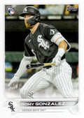 Romy Gonzalez #595 Chicago White Sox (Factory set, white outline around RC logo) | 2022 Topps