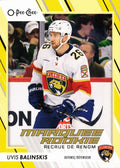 Uvis Balinskis #595 Florida Panthers | 2023-24 O-Pee-Chee Yellow Border
