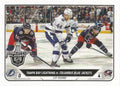 Tampa Bay Lightning vs. Columbus Blue Jackets #596 | 2019-20 Topps NHL Sticker Collection