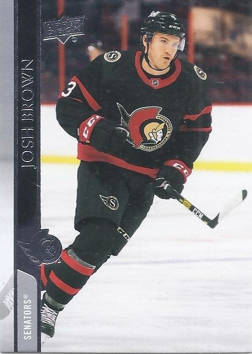 Josh Brown #596 Ottawa Senators | 2020-21 Upper Deck