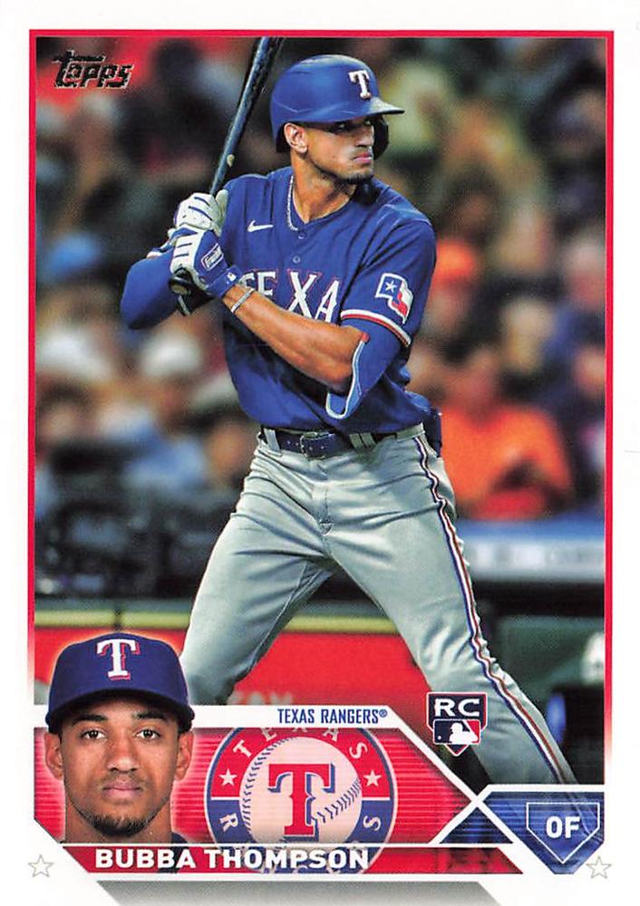 Bubba Thompson #597 Texas Rangers | 2023 Topps